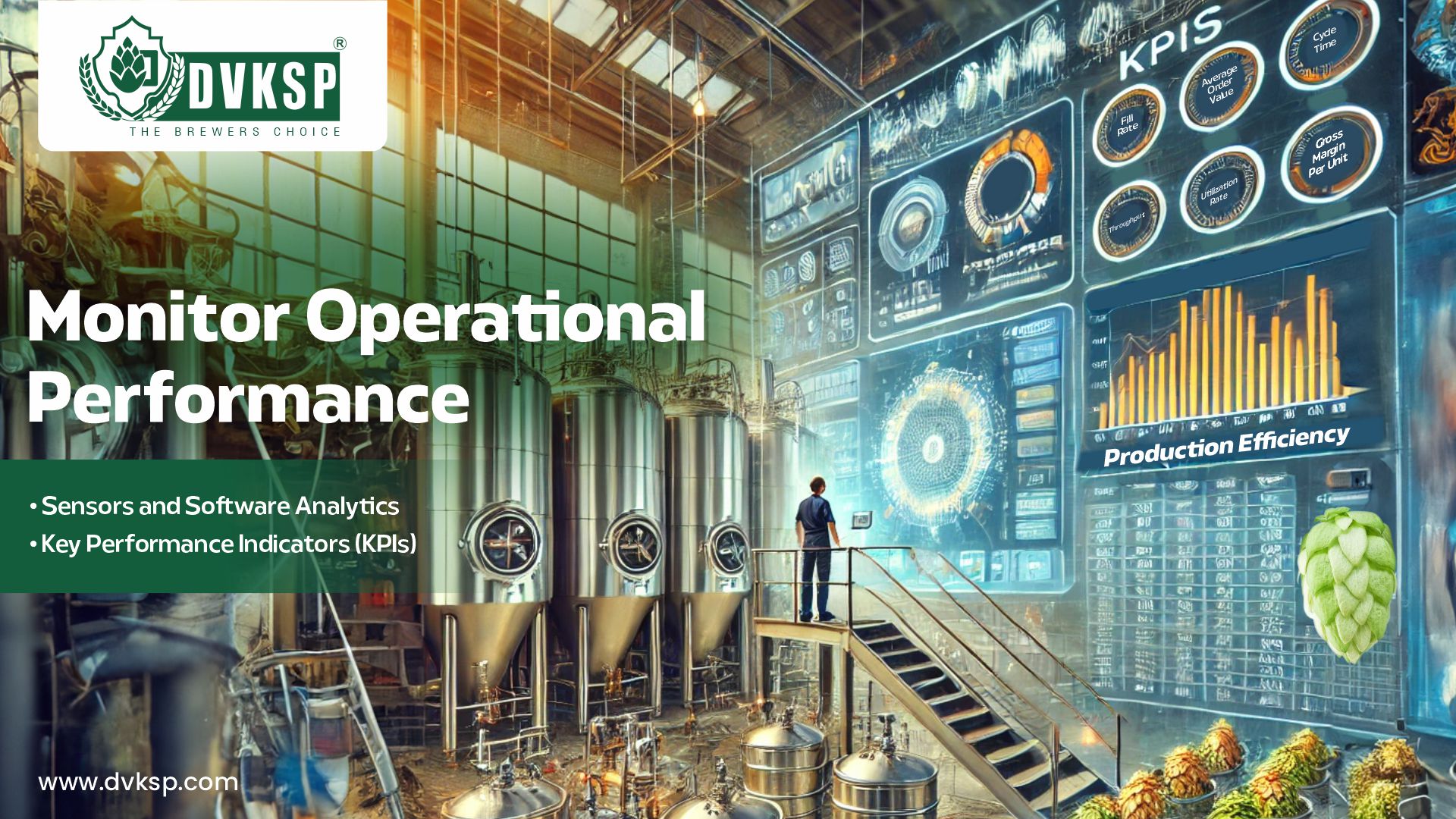 Utilizing sensors and software analytics to monitor operational performance can provide real-time data and insights into critical aspects of the brewing process. As per our experience We suggest Craft Breweries to use the Latest IOT, Software and Technologies to have an leverage and gather data using different instruments and methods to find & understand what's working and how to scale your craft brewery beer production with time.