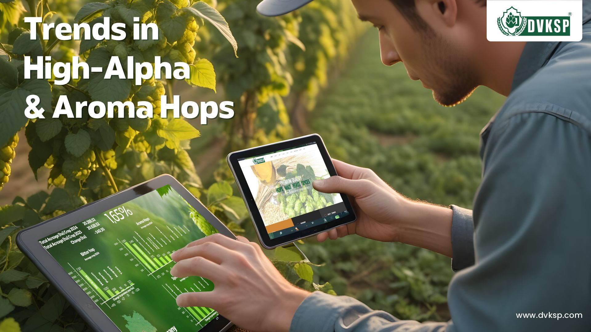 One of the notable trends in Germany is the continued expansion of high-alpha hop varieties, particularly Herkules. Herkules remains the hop variety with the largest area under cultivation, now totalling 7,917 hectares, an increase of 419 hectares from the previous year. This trend highlights the industry's shift towards hops that provide high alpha acids, essential for bitterness and stability in brewing. Conversely, there has been a significant reduction in the acreage of formerly prominent bitter hop varieties such as Magnum (down 150 hectares), Nugget (down 10 hectares), and Taurus (down 31 hectares). Newer breeding varieties like Polaris have gained traction, increasing by 27 hectares, while climate-resistant varieties like Titan have seen a substantial increase of 228 hectares.