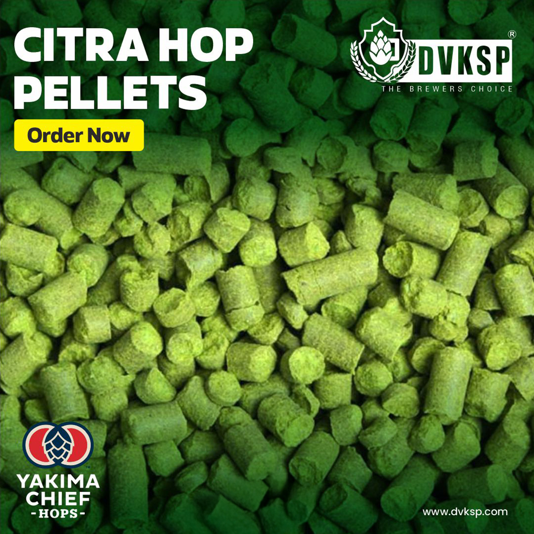 2024 Fresh Hops Crop of Citra Hops Pellets from Yakima Chief available at DVKSP Impex